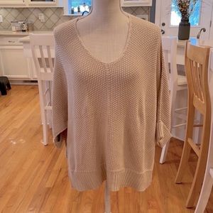 JPR Studio beige knitted kaftan tunic top